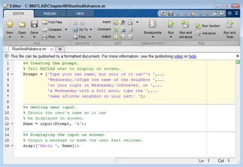 (The default was 75 columns as I recall. . Matlab comment